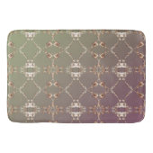 Koperige Rozen op Plum Badmat (Voorkant)