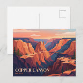 Koperkanyon Mexico Briefkaart (Voorkant / Achterkant)