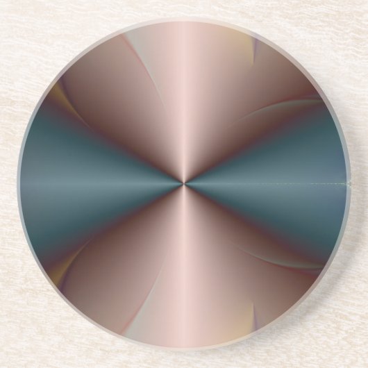 Koperkegel's Zandsteen Onderzetter (Voorkant)