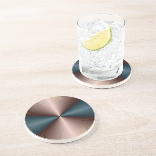 Koperkegel's Zandsteen Onderzetter (Zijkant)