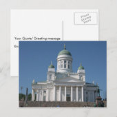 Koperkerk in Helsinki Briefkaart (Voorkant / Achterkant)