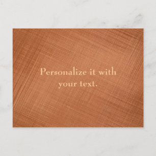 Koperkleurig Briefkaart