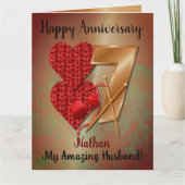 Koperkoper en wol, 7e jaar Jubileum Kaart (Voorkant)