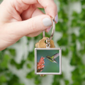 Koperkopsmaragd, Elvira cupreiceps, Sleutelhanger (Hand)