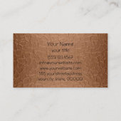 Koperkorrelig roestvrij staal Metaal 2 Visitekaartje (Achterkant)