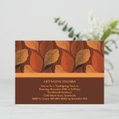 Koperleurenuitnodiging Kaart (Staand voorkant)