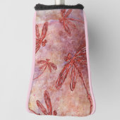 Koperlibellen op hete zomerlucht golfheadcover (Draai 90)