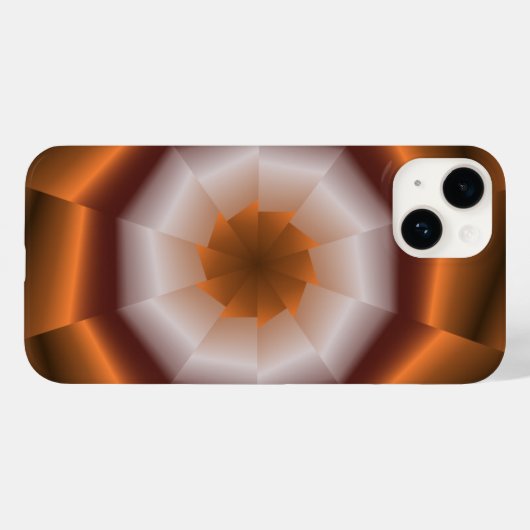 Koperlint bloemen Case-Mate iPhone case (Achterkant (horizontaal))