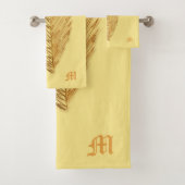 Koperlook Palm Leaf Bad Handdoek (Insitu)