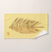 Koperlook Palm Leaf Bad Handdoek (Handdoek)