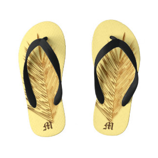 Koperlook Palm Leaf Summer Kinder Teenslippers