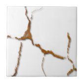 Kopermarmer Gekraakt effect Tegeltje (Voorkant)