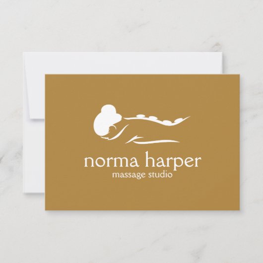 Kopermassagetherapeut Dag Spa Gift Kaart (Voorkant)