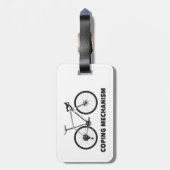 Kopermechanisme Bagagelabel (Achterkant verticaal)