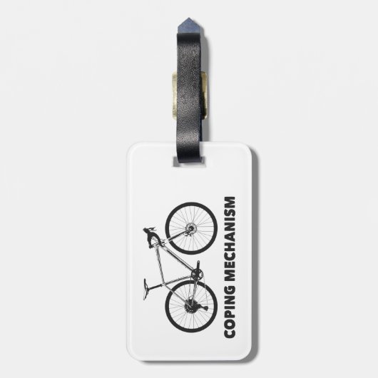 Kopermechanisme Bagagelabel (Achterkant verticaal)