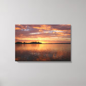 Kopermeer en Bronze meer van de zon Canvas Afdruk (Voorkant)