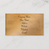 Kopermetaal en zwarte V2-Visitekaartjes Visitekaartje (Achterkant)