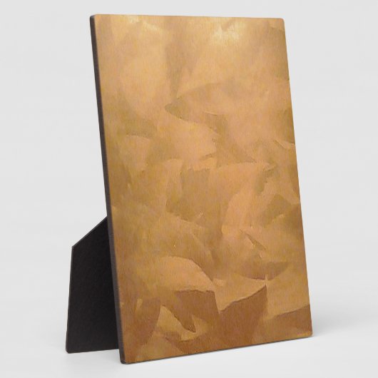 Kopermetaalhandgeborsteld Fotoplaat (Zijkant)