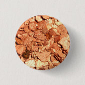 Kopermetalen chips ronde button 3,2 cm (Voorkant)