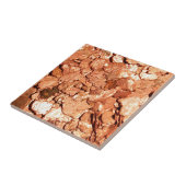 Kopermetalen chips tegeltje (Zijkant)