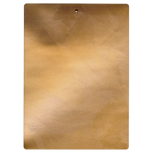 Kopermetalen Klembord (Achterkant)