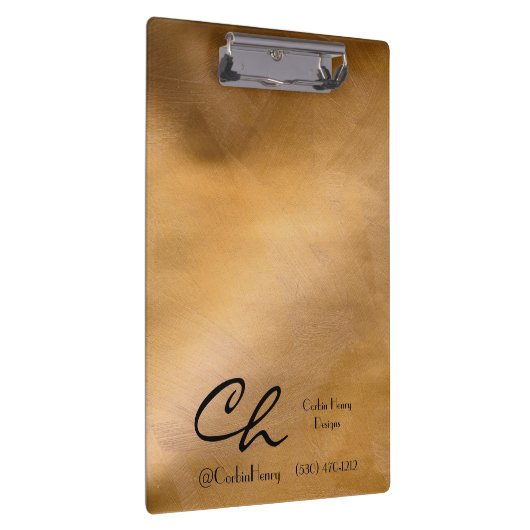 Kopermetalen Klembord (Rechts)