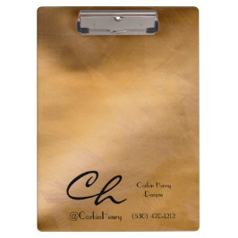 Kopermetalen Klembord