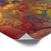 Kopermijn Abstract Acrylverf Foto Poster (Hoek)