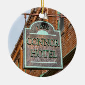 Kopermijn, Jerome, Arizona Keramisch Ornament (Voorkant)