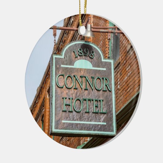 Kopermijn, Jerome, Arizona Keramisch Ornament (Links)