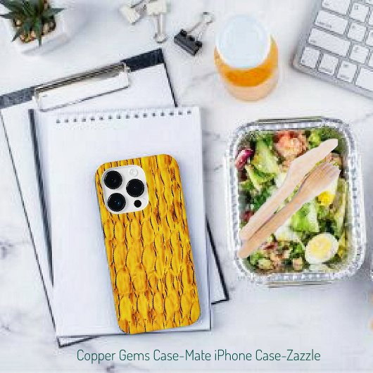 KoperPareltjes iPhone Hoesje