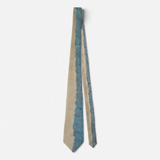 koperpatina gouden streep modern abstract schilder stropdas