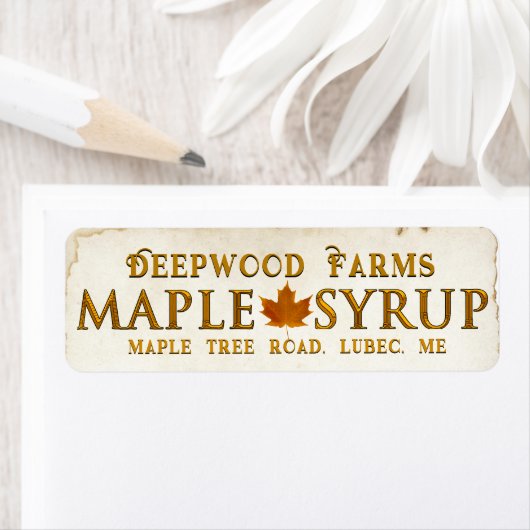 Koperplaat Sprop Jar Label met leder (Insitu)