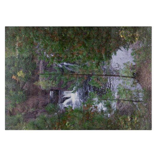 Koperplaat voor Herfsten Snijplank (Voorkant)