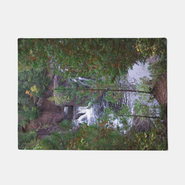 Koperporenmat van Herfst Deurmat (Voorkant)