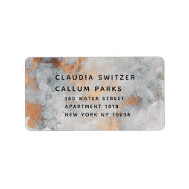 Koperquarry Wedding RSVP Return Envelope Label