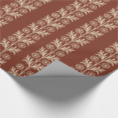 Koperrode Kunsten en gesteentjes, van koper Cadeaupapier (Hoek)