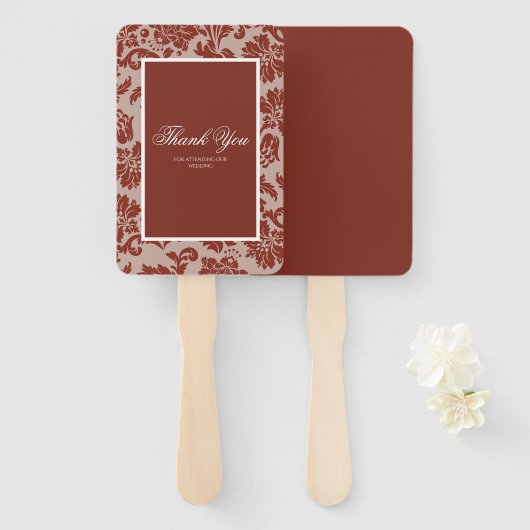 Koperroestdampventilator Handwaaier (Voorkant en achterkant)