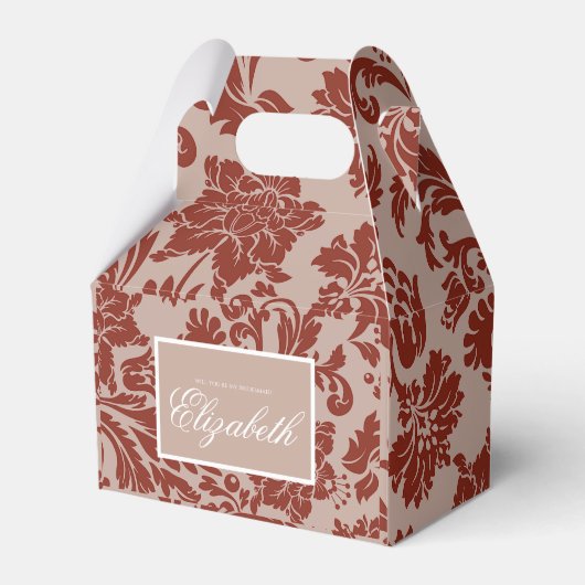 Koperroestdemper, aangepast vak bedankdoosjes (Voorkant Zijde)