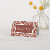 Koperroestdemper, aangepaste r.s.v.p.-kaart plaatskaartje (Voorkant)