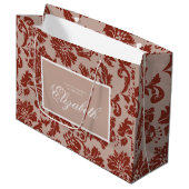 Koperroestdemper, grote bridesmaïdaal aangepast groot cadeauzakje (Voorkant Gekanteld)