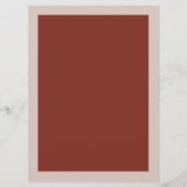 Koperroestdemper voor bruiloft, plat menu (Achterkant)