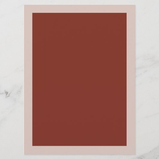 Koperroestdemper voor bruiloft, plat menu (Achterkant)