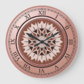 koperronde grote klok (Voorkant)