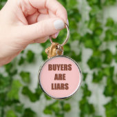 Kopers zijn leugenaars sleutelhanger (Hand)