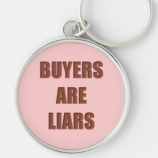 Kopers zijn leugenaars sleutelhanger (Voorkant)