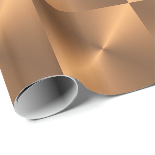 Koperschijn Cadeaupapier (Rol Hoek)