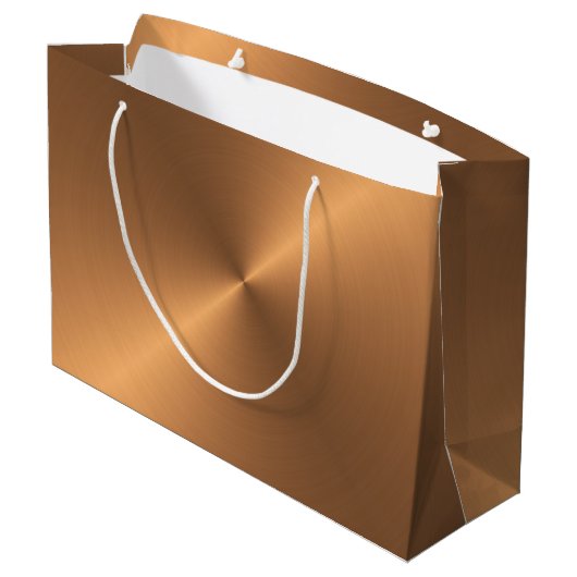 Koperschijn Groot Cadeauzakje (Achterkant Gekanteld)