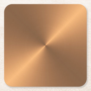 Koperschijn Kartonnen Onderzetters