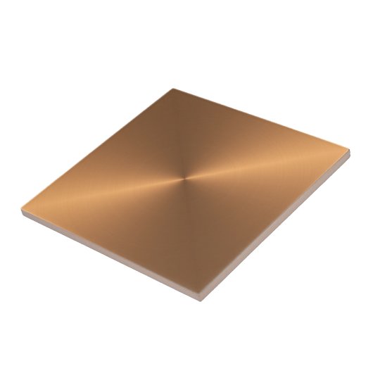 Koperschijn Tegeltje (Zijkant)